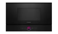 BOSCH BFL7221B1B Series 8 Compact built in microwave oven Black