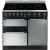 Smeg SY93IBL 90cm Electric Range Cooker with Induction Hob in Black with A/B Energy Rating.Ex-Display Model