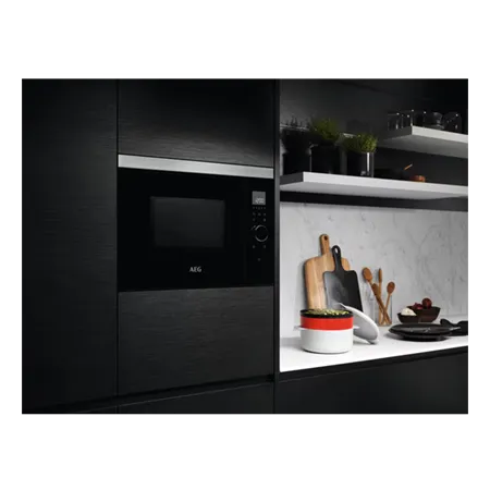 AEG MBE2658SEM Fully Built-in / Built-under 26lt Microwave - Black