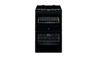 AEG CCX1530ACB 55cm Freestanding Ceramic Electric Cooker with Double Oven, Black
