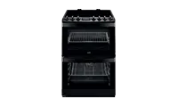 AEG CCX6740ACB Freestanding Ceramic Electric Cooker with Double Oven, Black