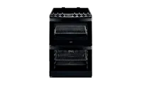 AEG CIB6743MCB Freestanding Induction Electric Cooker with Double Oven, Matt Black