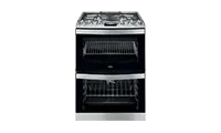 AEG CKB6541ACM Freestanding Dual Fuel Cooker with Double Oven, Stainless Steel