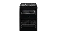 AEG CKX6540ACB Freestanding Dual Fuel Cooker with Double Oven, Black