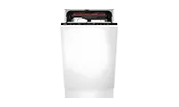 AEG FSE74507Z 45cm Fully Built in Slimline Dishwasher, Black