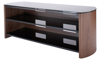 Alphason FW1350WB 3 Shelf Support with Real Wood Veneer for LCD/Plasma Screens upto 60" with AV Equipment