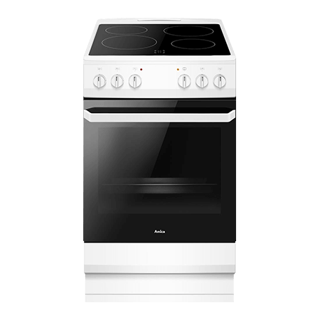 Amica AFC1530WH 50cm freestanding cooker single cavity