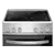 Amica AFC502SS 50cm Electric Ceramic Cooker - Black/Stainless Steel