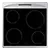 Amica AFC601SS 60cm Electric Ceramic Cooker - Black/Stainless Steel