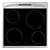 Amica AFC602SS 60cm Electric Ceramic Cooker - Black/Stainless Steel