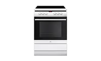 Amica 608CE2TAW 60cm Electric Cooker with Double Oven and Ceramic Hob