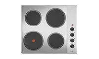 Amica AHE6000SS 60cm 4 Zone Electric Hob - Stainless Stee