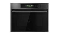Asko OCS64BSH 45cm Built-in Compact Oven with steam function - Black Steel