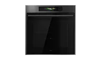 Asko OTP66BSH 60cm Multifunctional Built In Single Oven with Pyrolytic cleaning - Black Steel