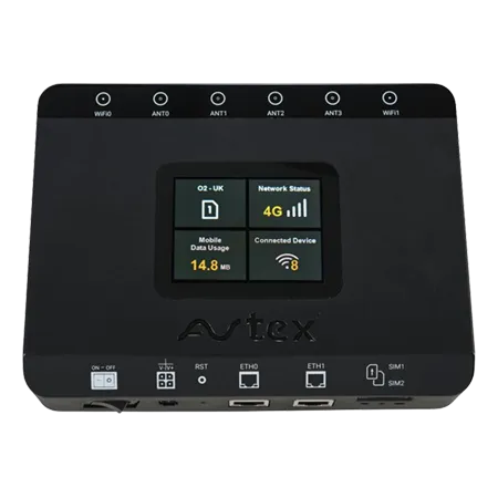 Avtex AMR104X 4G Router - Black