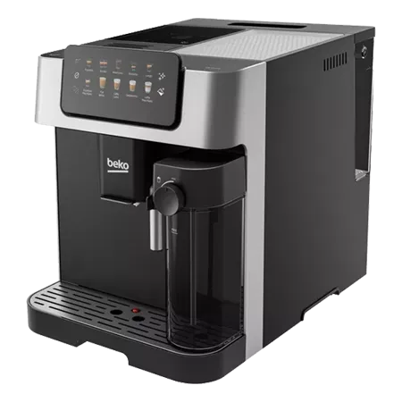 BEKO CEG7304X Bean to Cup Fully Automatic Espresso Machine with Integrated Milk Jug - Silver