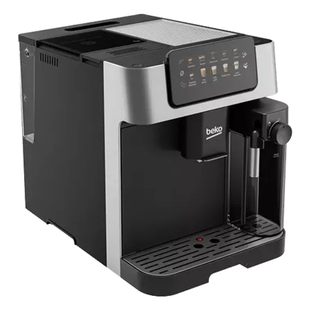 BEKO CEG7304X Bean to Cup Fully Automatic Espresso Machine with Integrated Milk Jug - Silver