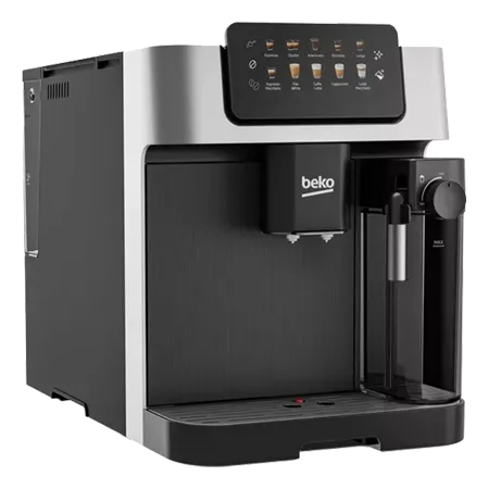 BEKO CEG7304X Bean to Cup Fully Automatic Espresso Machine with Integrated Milk Jug - Silver