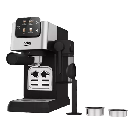 BEKO CEP5304X CaffeExperto Semi Automatic Espresso Coffee Machine with Integrated Milk Jug