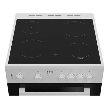 BEKO ETC611W 60cm Oven Electric Cooker with Ceramic Hob