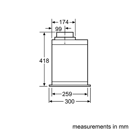 BOSCH DHL575C 3 speed Hood Brushed Steel