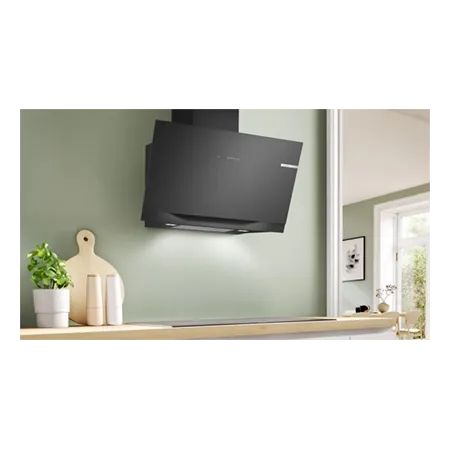 BOSCH DWK91LT60B Series 8 90cm Angled Chimney Hood in Black