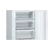 BOSCH KGN33NWEBG No Frost Fridge Freezer in White colour