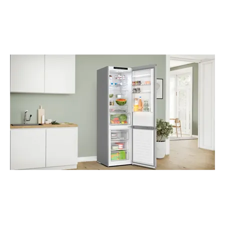 BOSCH KGN392LAFG 60cm 70/30 No Frost Fridge Freezer - Stainless Steel