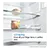 BOSCH KIN86NFE0G Built in 60/40 NoFrost Fixed Hinge Fridge Freezer