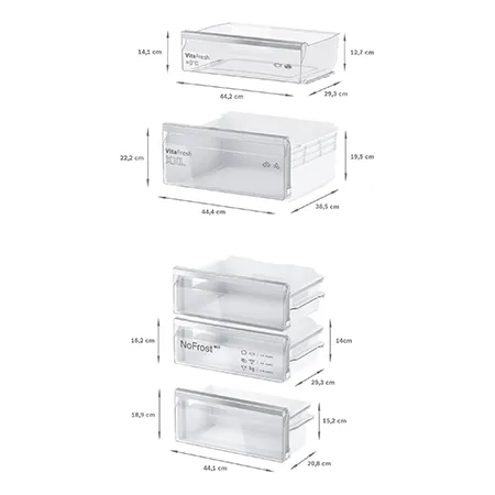 BOSCH KIN86VSE0G Integrated 60-40 Frost Free Fridge Freezer