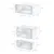 BOSCH KIV87NSE0G 54.1cm 70/30 Built In Fridge Freezer