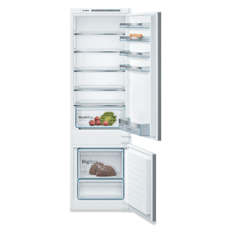 bosch serie 4 kiv87vsf0g integrated 70 30 fridge freezer