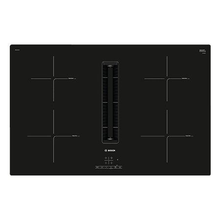 BOSCH PIE811B15E 80cm Venting Induction Hob - Black