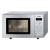 BOSCH HMT75G451B Freestanding 800W Compact Microwave Oven with Grill Brushed Steel