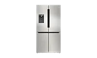 BOSCH KFD96APEA Side by Side Fridge Freezer, Plumbed, Stainless Steel
