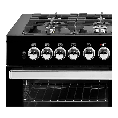 Belling 110DFTBlk Dual Fuel Range Cooker