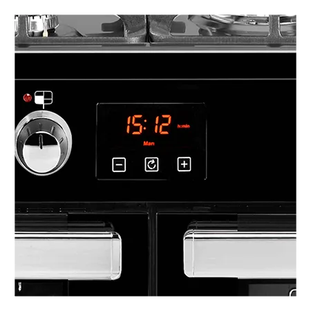 Belling 110DFTBlk Dual Fuel Range Cooker