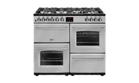 Belling 100DFTSil Dual Fuel Range Cooker - Silver