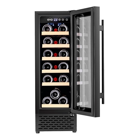 CATA UBBKWC30 29.5cm Wine Cooler in Black with 18 bottle capacity