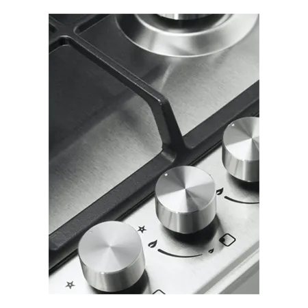 CATA UBGHDFFJ60.1 60cm 4 Burner Inc Wok Gas Hob with LPG convertible in  Stainless Steel