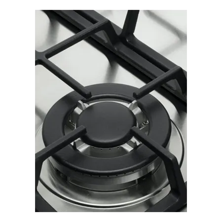 CATA UBGHDFFJ60.1 60cm 4 Burner Inc Wok Gas Hob with LPG convertible in  Stainless Steel