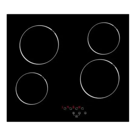 CATA UBTCC60F 60cm 4 Zones Black Glass electric hob with Touch Front Control