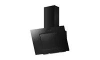 CATA ANG60BK 60cm Black Angled Glass Hood