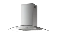 CATA ISLA90SS 90cm Stainless Curved Glass Island Hood