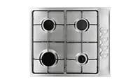 CATA UBGHFFJ60LPG 60cm Stainless 4 Burner LP Gas Hob