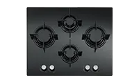 CATA UBGHJ608LPG 64cm Black Glass 4 Burner LP Gas Hob