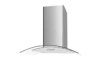 CATA UBSCG60SS 60cm Stainless Curved Glass Hood