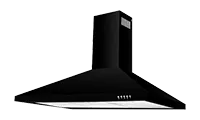 CATA UBSCH100BK 100cm Black Chimney Hood
