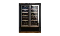 CATA UBSSWC60DD 60cm Stainless Dual Zone Twin Door Wine Cooler