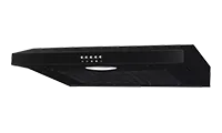 CATA UBSVH60BK 60cm Black Visor Hood